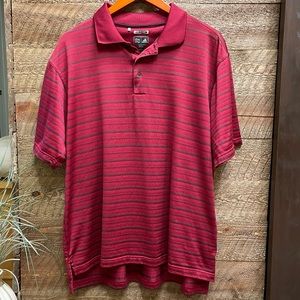 Adidas Men’s Climacool Golf Polo Shirt Red Large